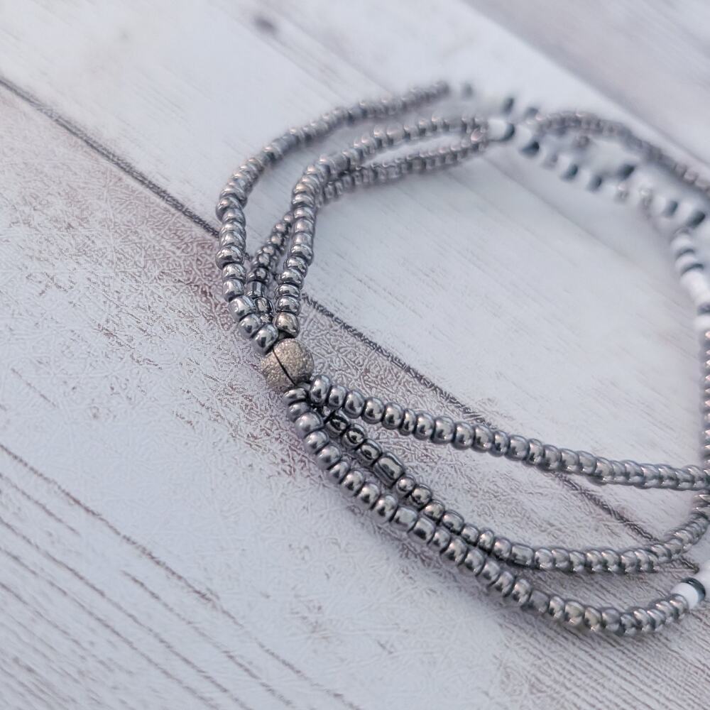 Multi Row Stretch Bracelet - Picture 5 of 8